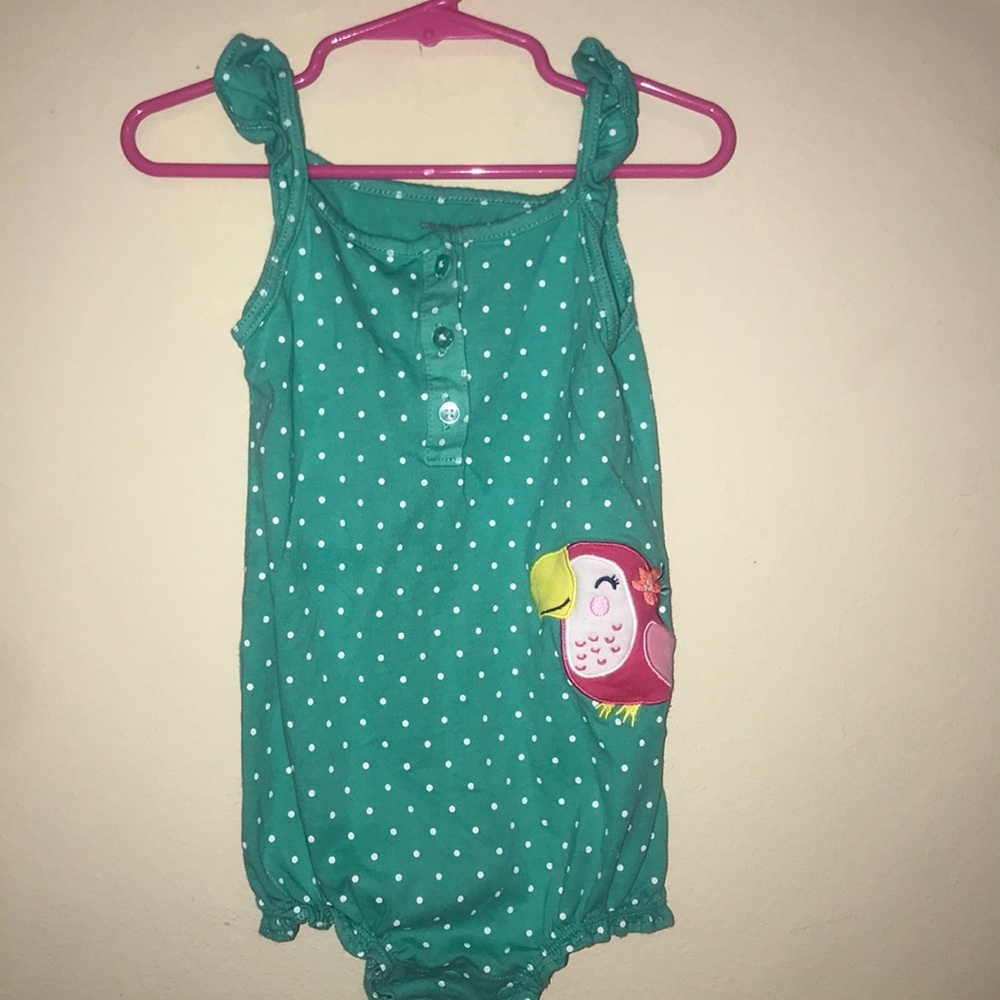 Carters Sleeveless Polka Dot outfit